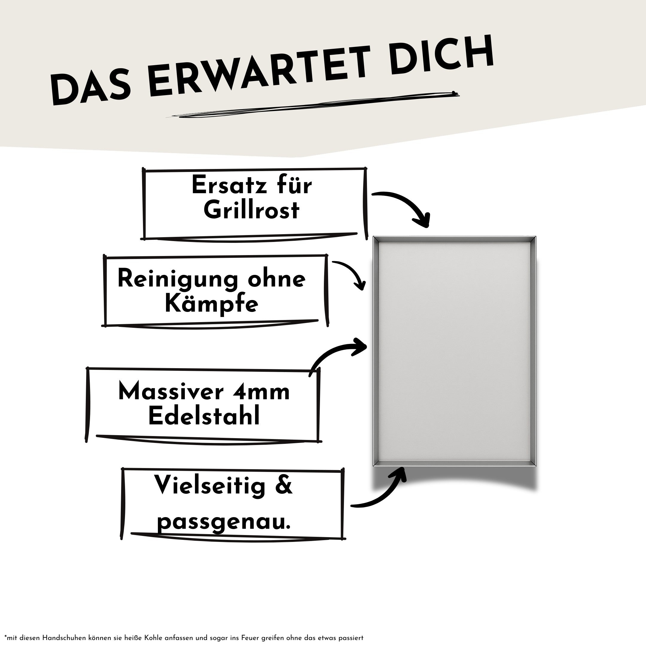 Plancha - Edelstahl Grill-Wanne