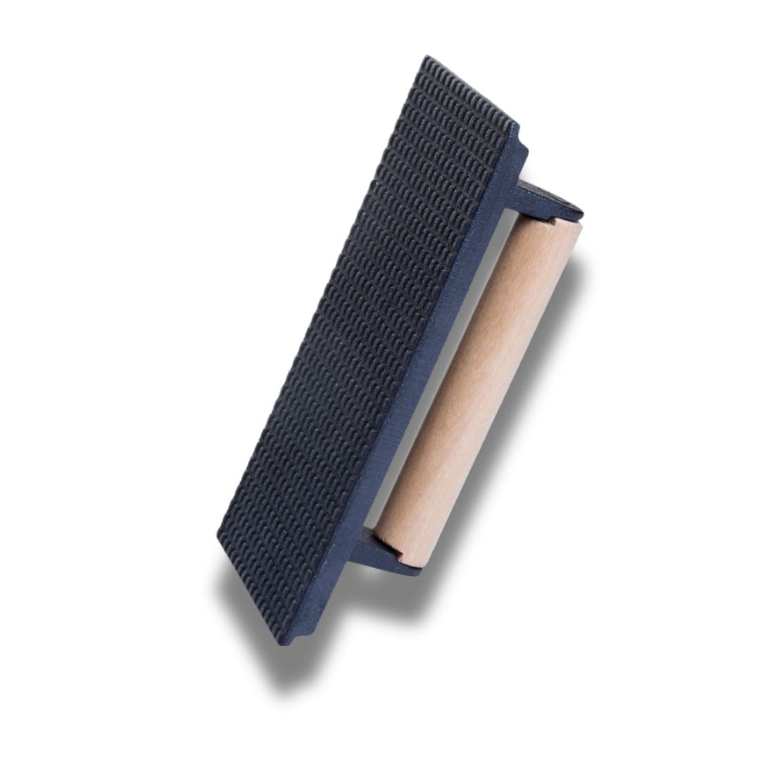 Burgerpresse aus Gusseisen mit Holzgriff – 21 cm