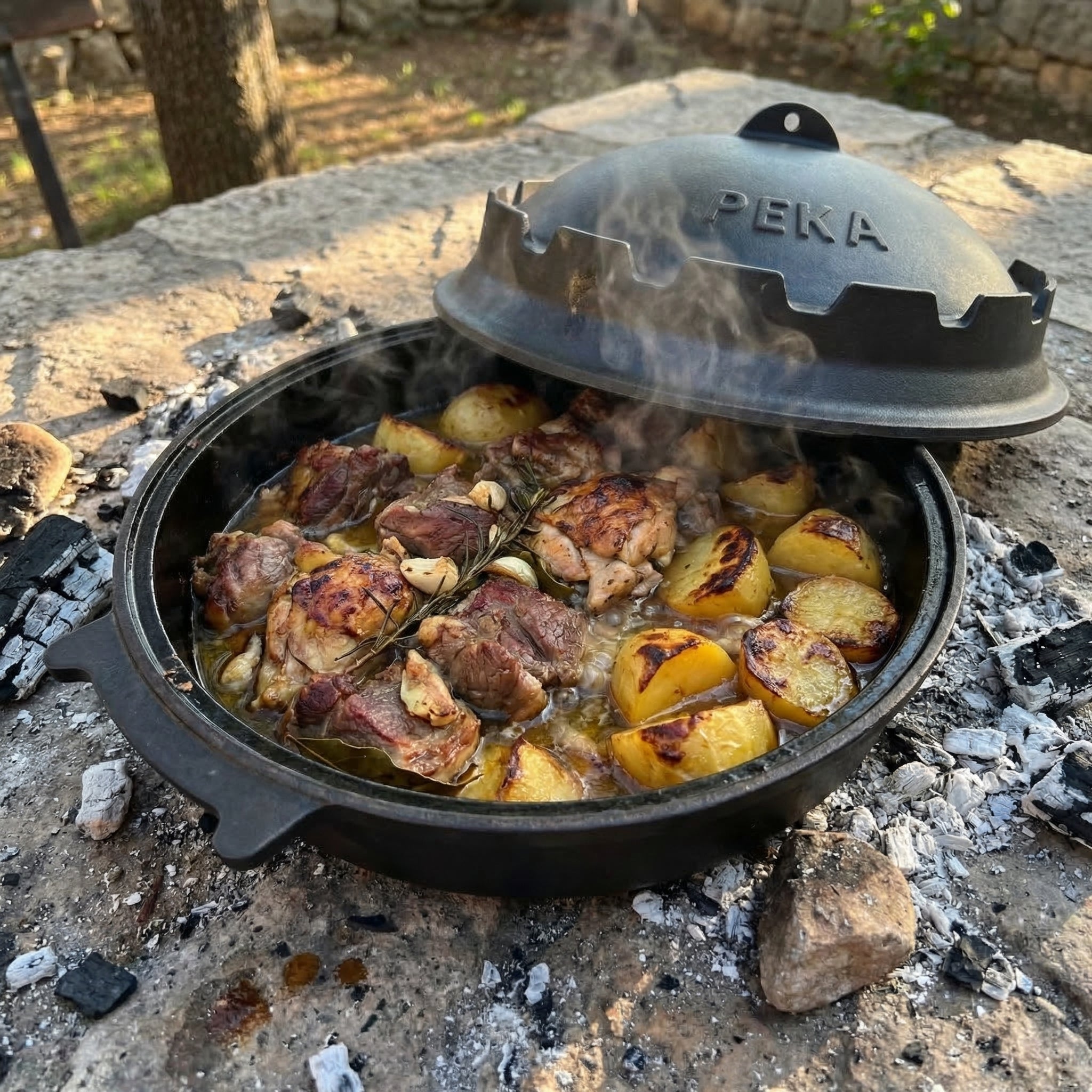 Peka Gusseisen Schmorpfanne Ø 40 cm