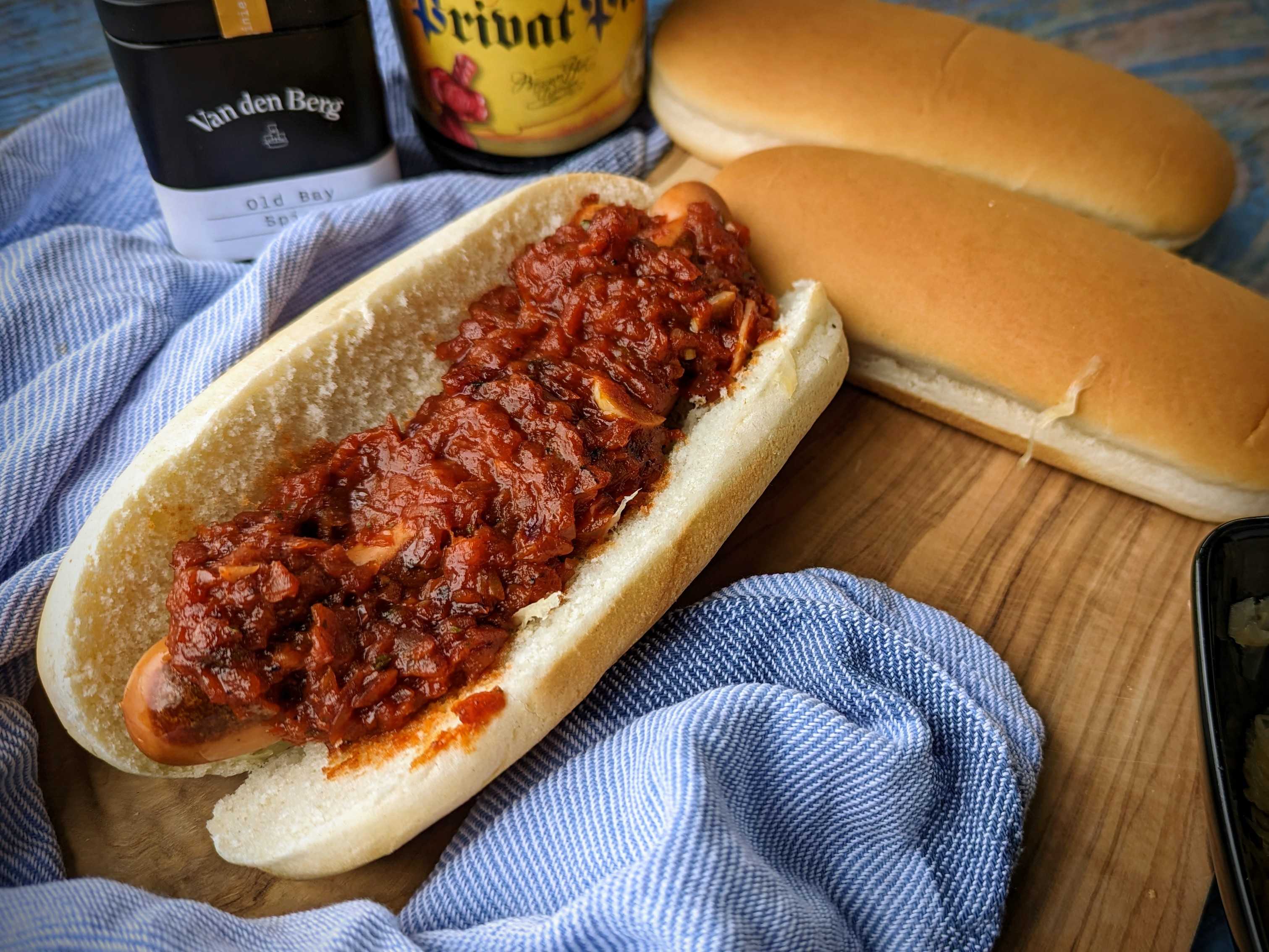 New York Hot Dog vom Grill: Der amerikanische Klassiker neu interpretiert