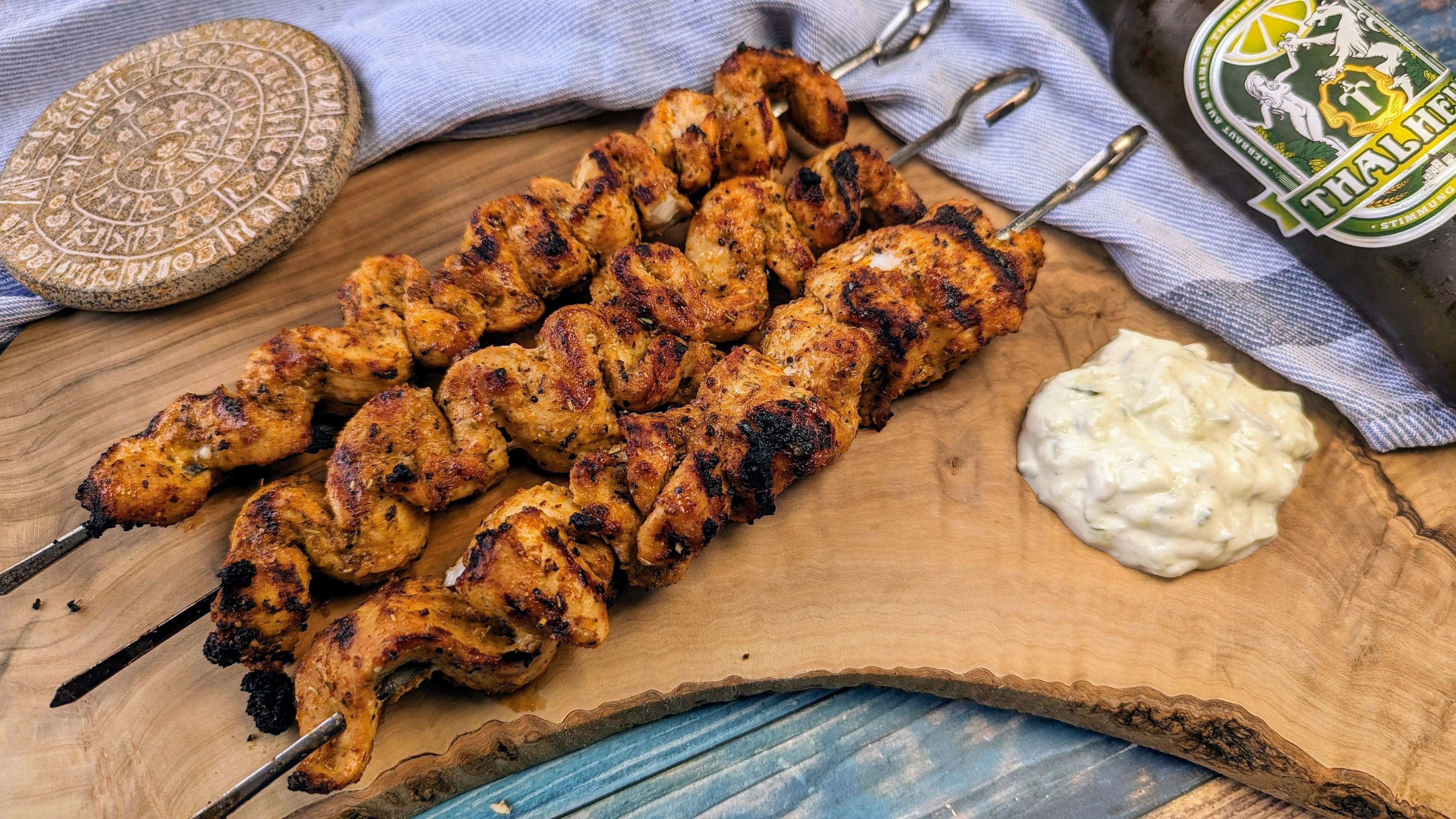 Griechisches Hendl-Gyros vom Grill: Einfach und Lecker