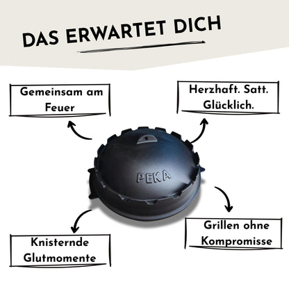 Peka Gusseisen Schmorpfanne Ø 40 cm