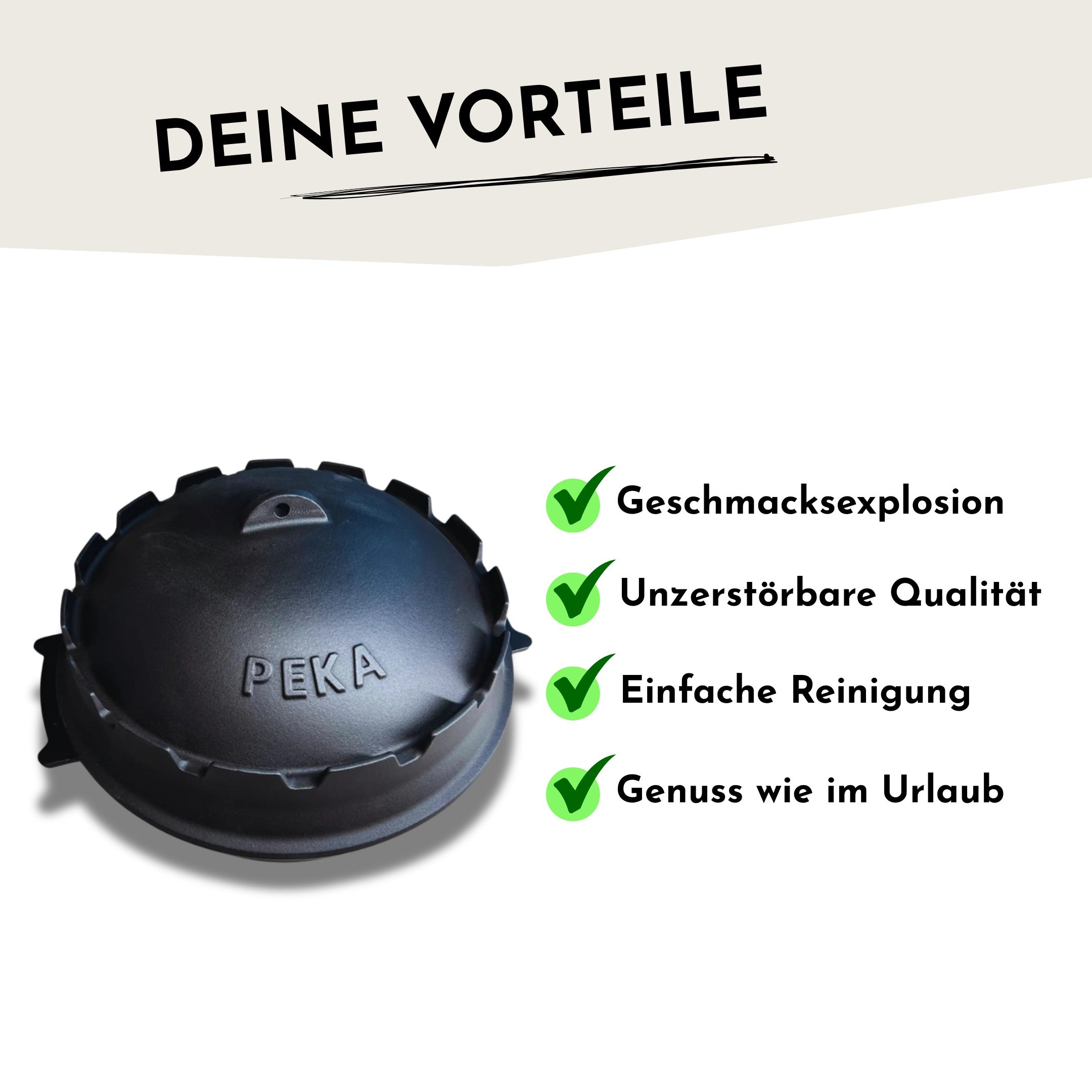 Peka Gusseisen Schmorpfanne Ø 40 cm