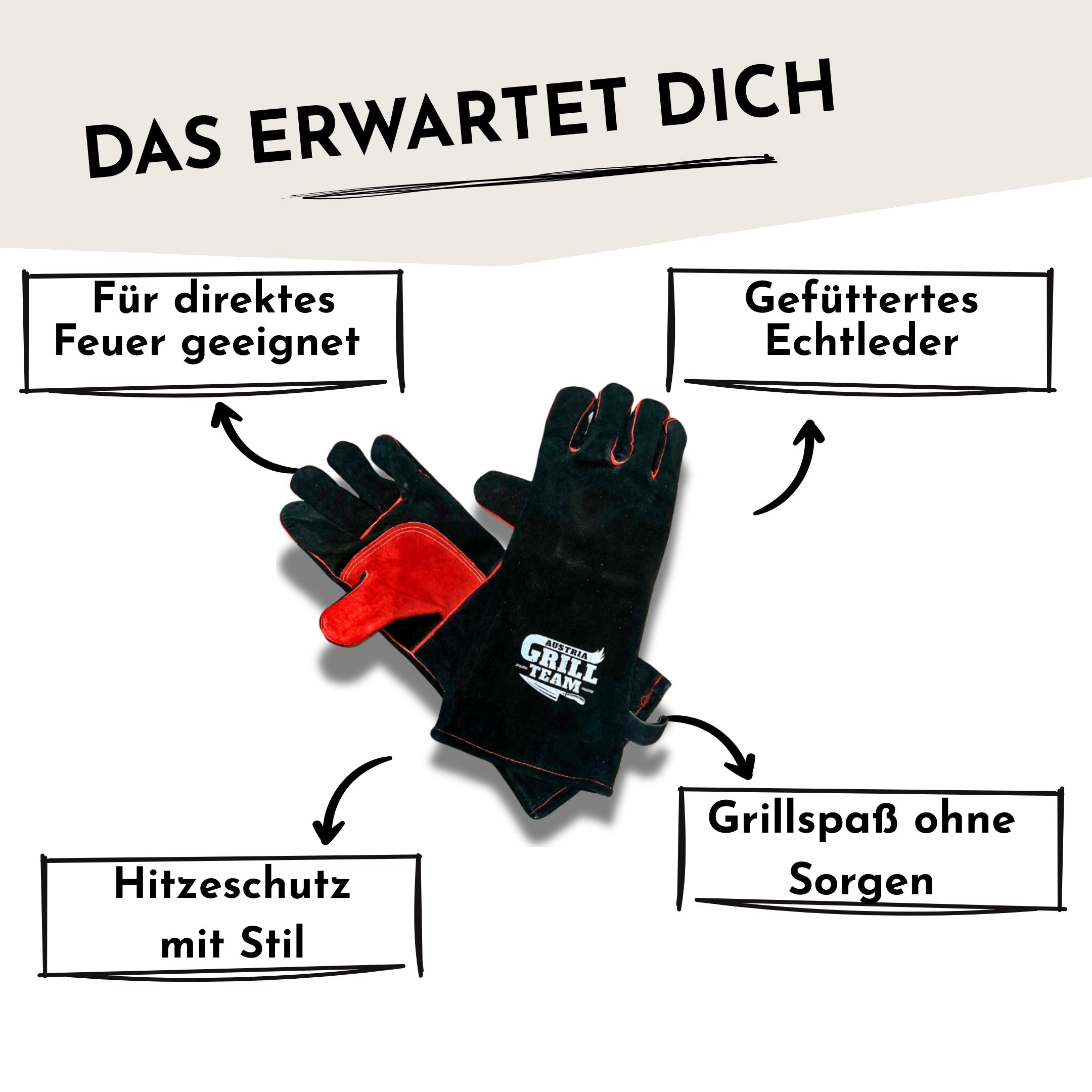 Austria Grill Team Grillhandschuhe Expert