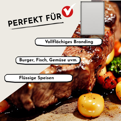 Plancha - Edelstahl Grill-Wanne