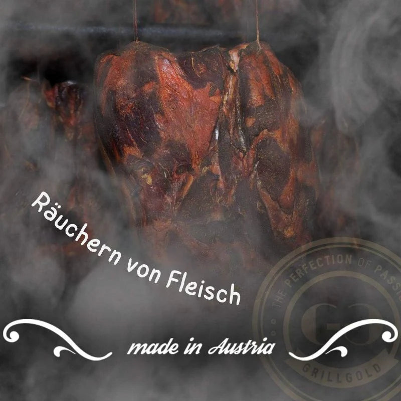 Räuchermehl-Set je 5,5L - in Wiederverschliessbaren-Eimer - Buche, Erle und Kirsche