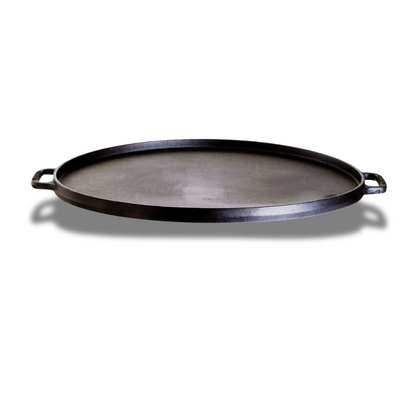 Gusseisen-Plancha rund