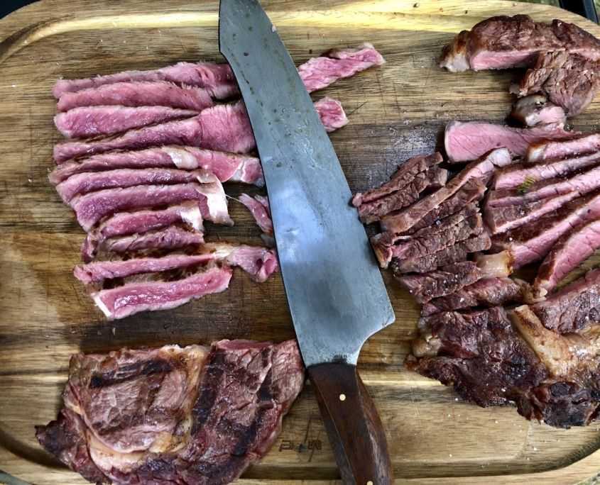 Steak am Gasgrill